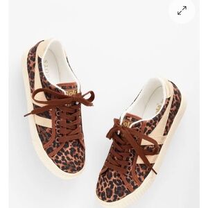 NIB Size 8 GOLA® MARK COX TENNIS SNEAKERS - SPECTACULAR ANIMAL Leopard Print